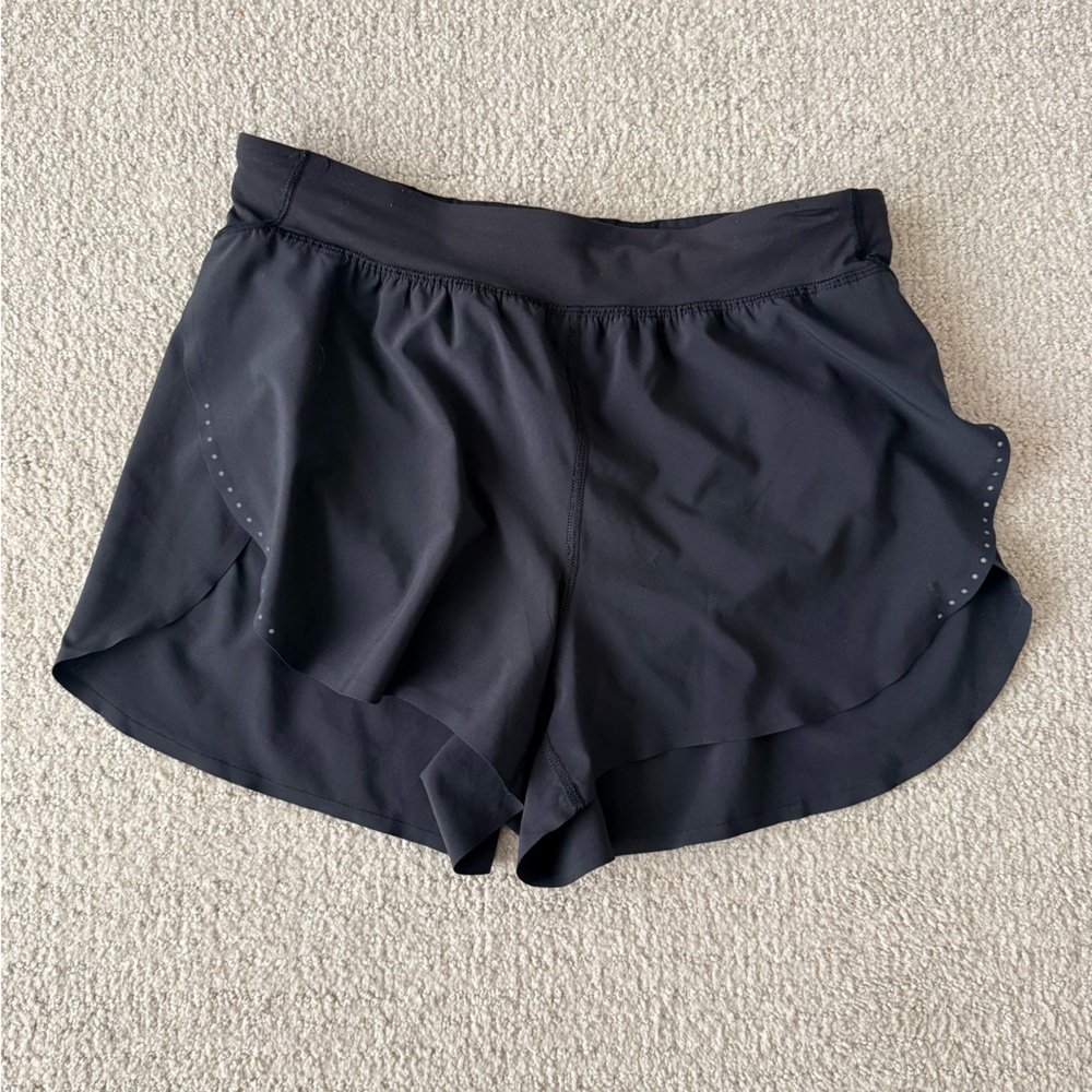 lululemon athletica Black Athletic Running Shorts